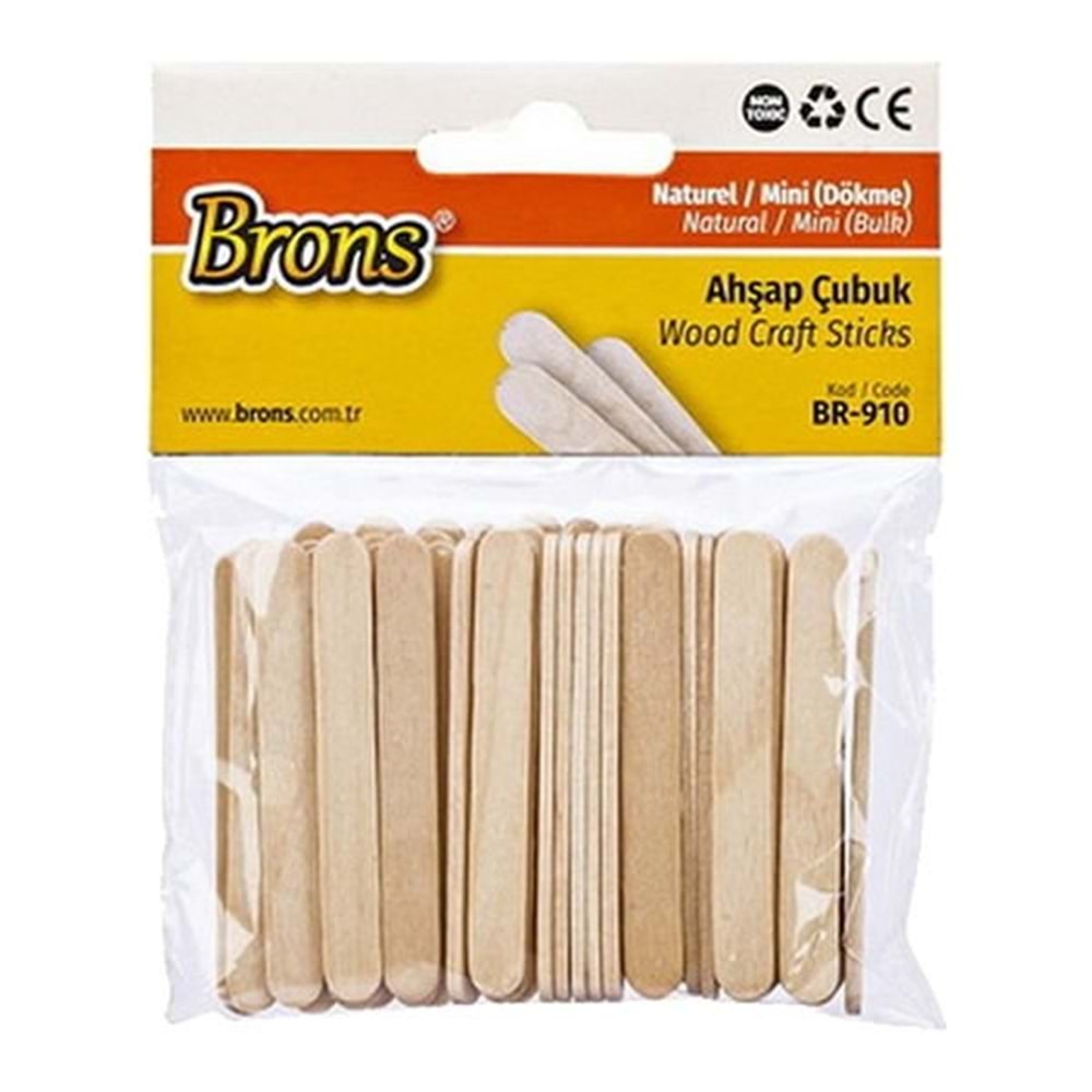 Brons Naturel Mini Dökme Ahşap Çubuk (BR-910)