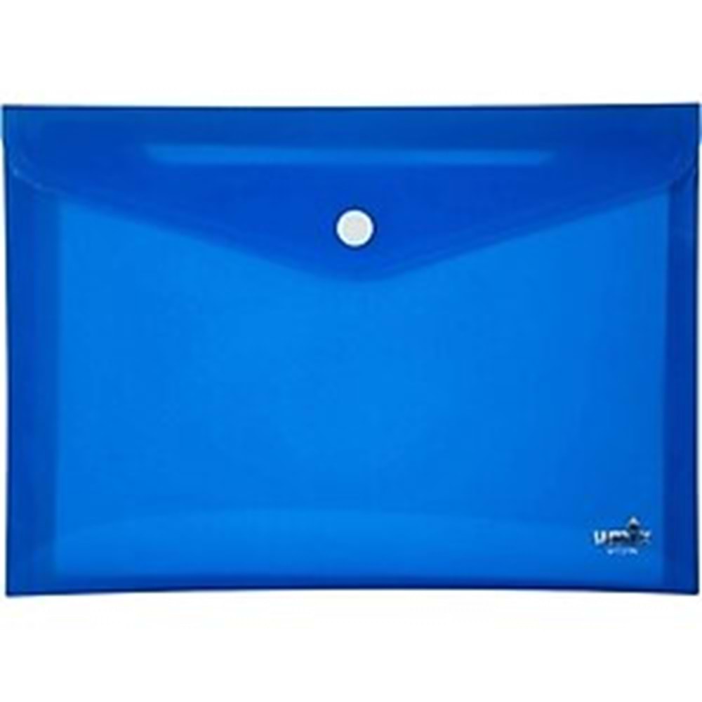 Umix A4 Çıtçıtlı Zarf Dosya Mavi U1121N-MA