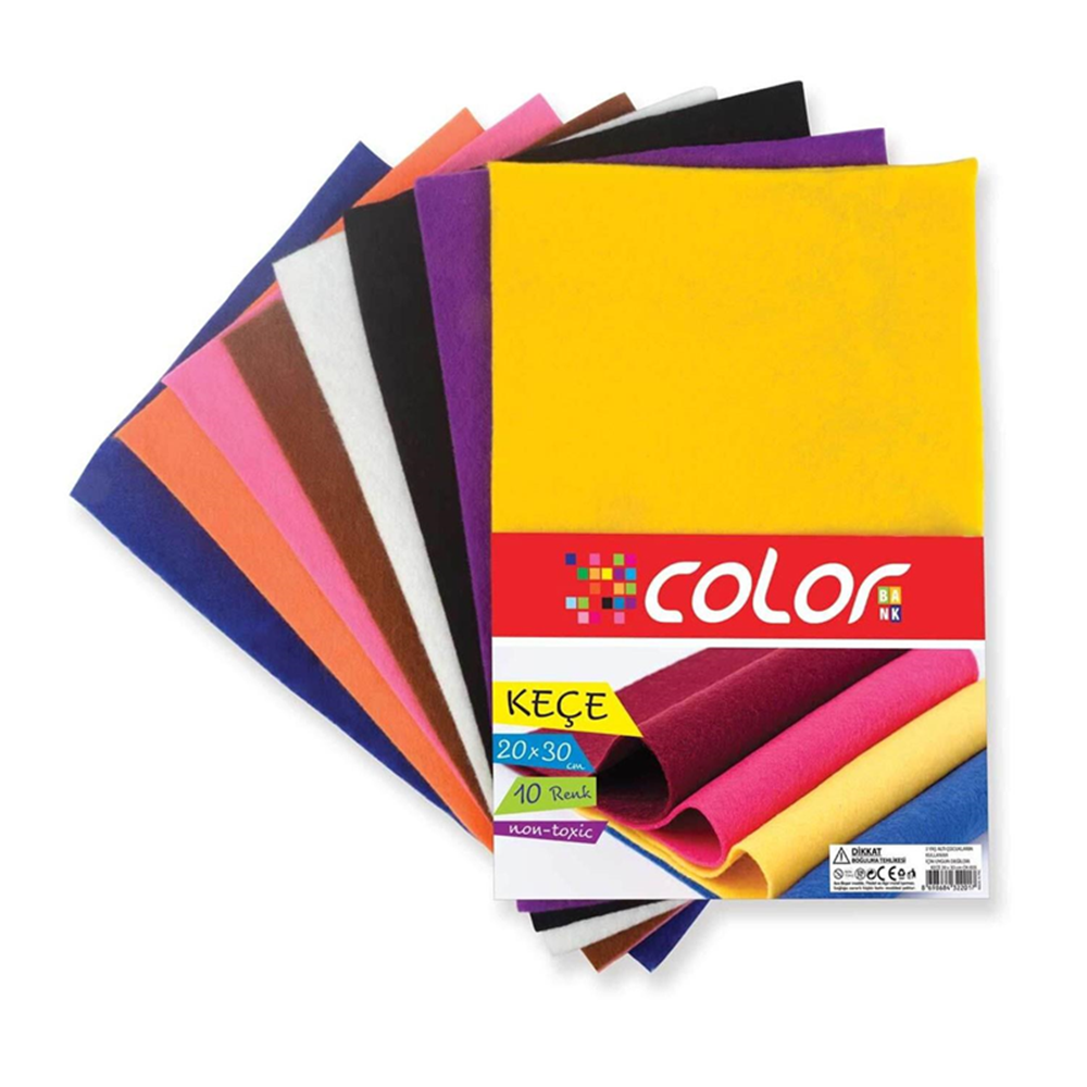 Colorbank A4 10 Renk Keçe CK-003