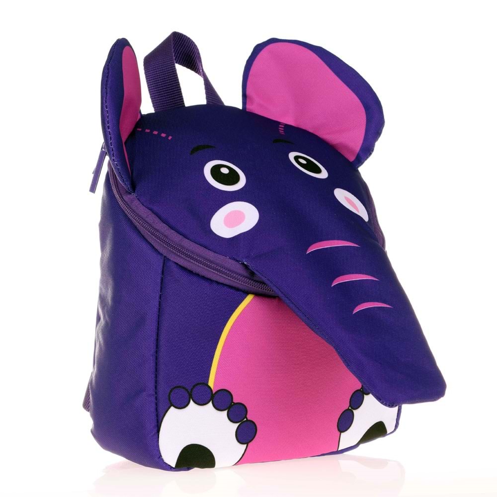 Kaukko Kids&Love Anaokul Çantası Purple Elephant V6024