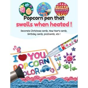 Dong-A Sihirli Popcorn Kabaran Boya Kalemi 5 Li Set