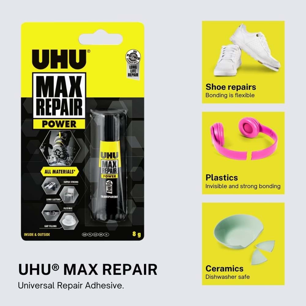 Uhu Max Repair Power 8gr Yapıştırıcı