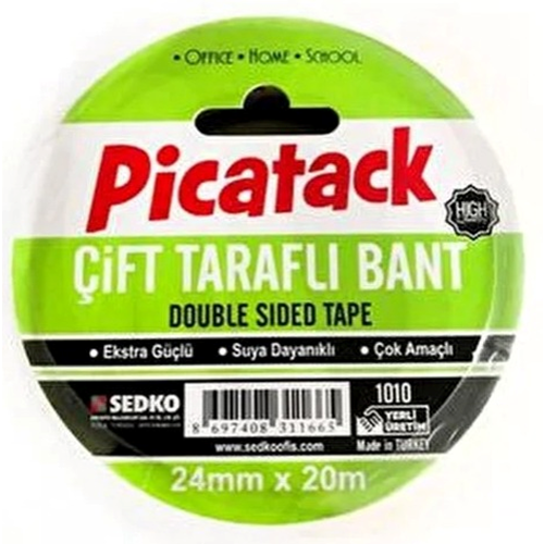 Picatack Çift Taraflı Bant 24mmx20m