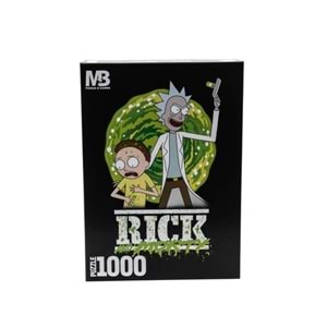 Rick-Morty Portal 1000 Parça Puzzle