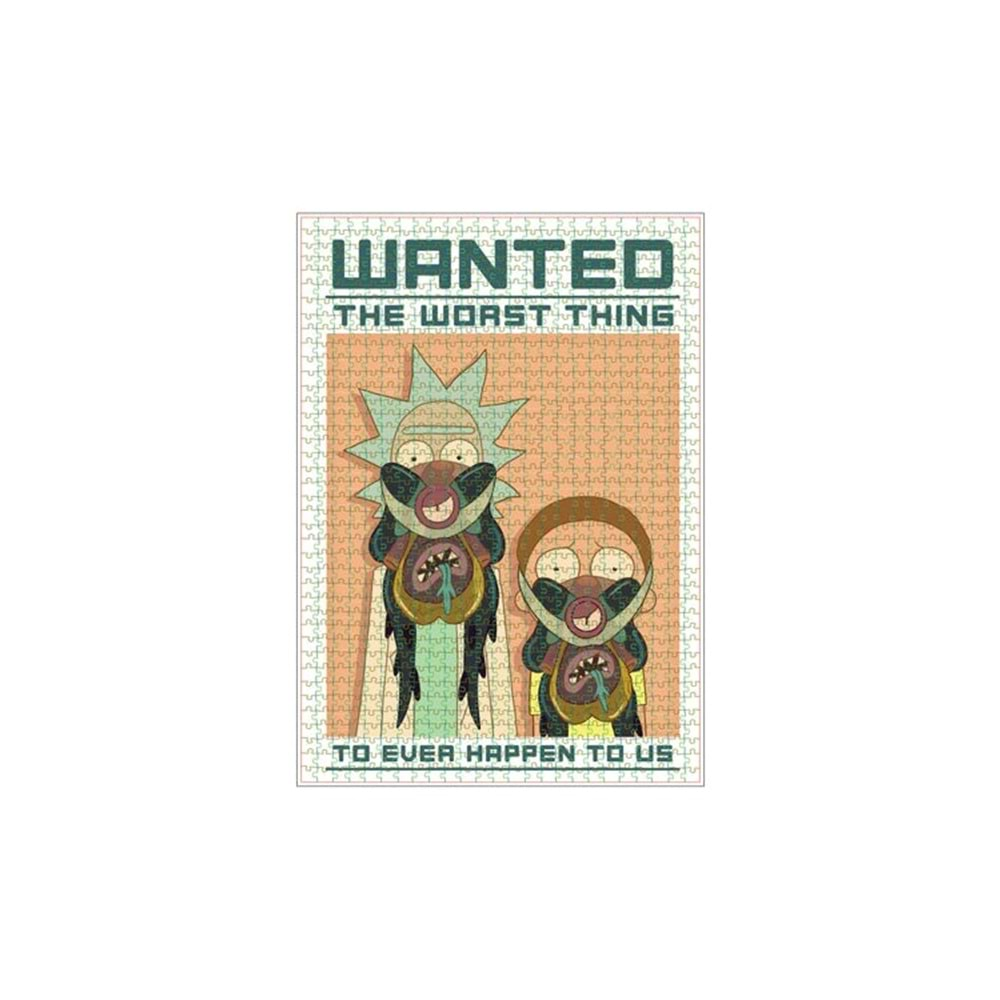 Rick-Morty Wanted The Worst Thing 1000 Parça Puzzle