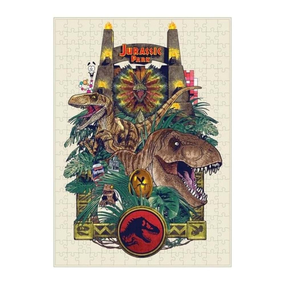 Jurassic Park Jurassic Park Gate 300 Parça Puzzle