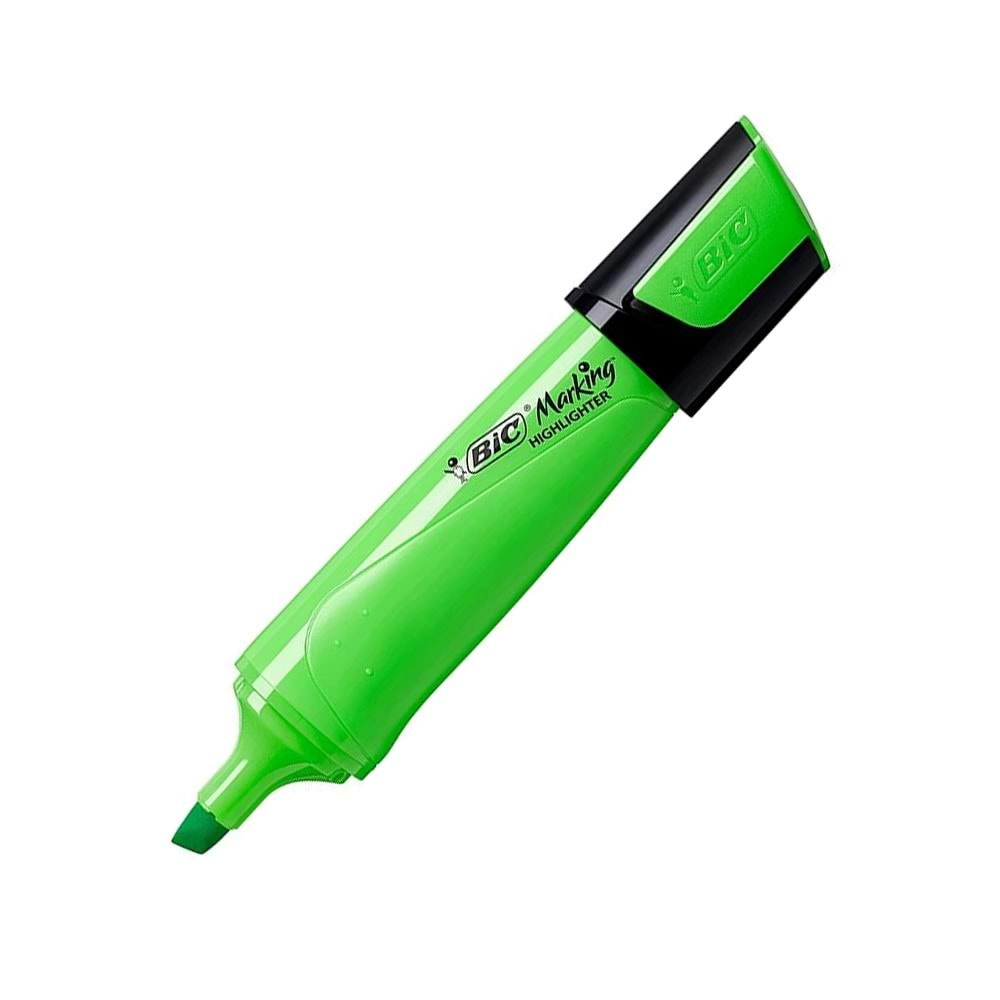 Bic Marking Flat Highlighter Yeşil