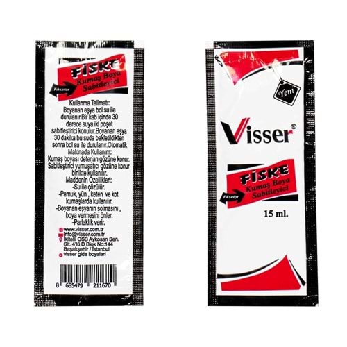 Visser Fiske Kumaş Boya Sabitleyici
