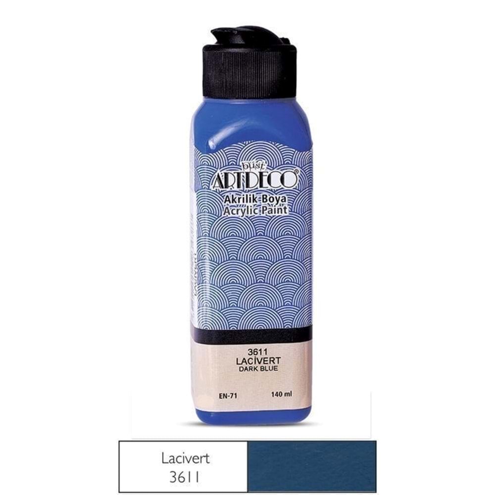 Artdeco Akrilik Boya 140 ml Lacivert 3611