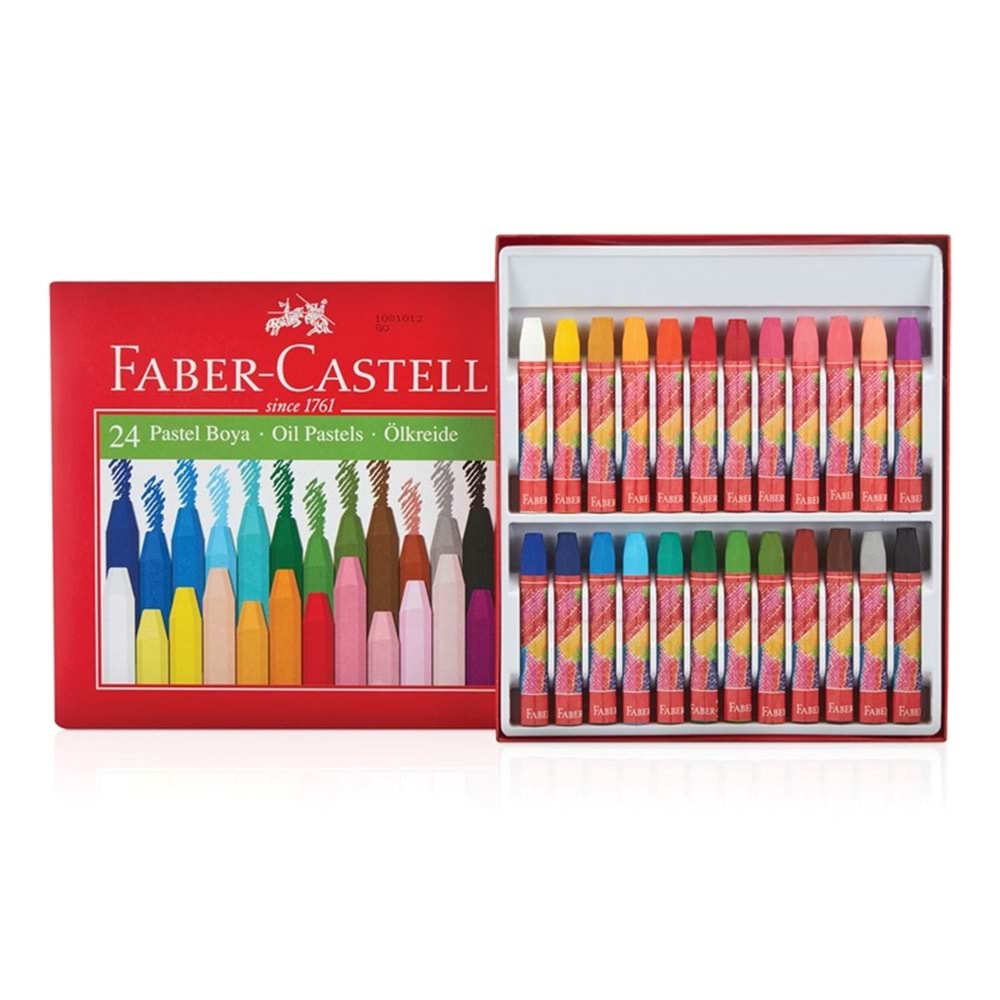 Faber-Castell Karton Kutu Pastel Boya 24 Renk