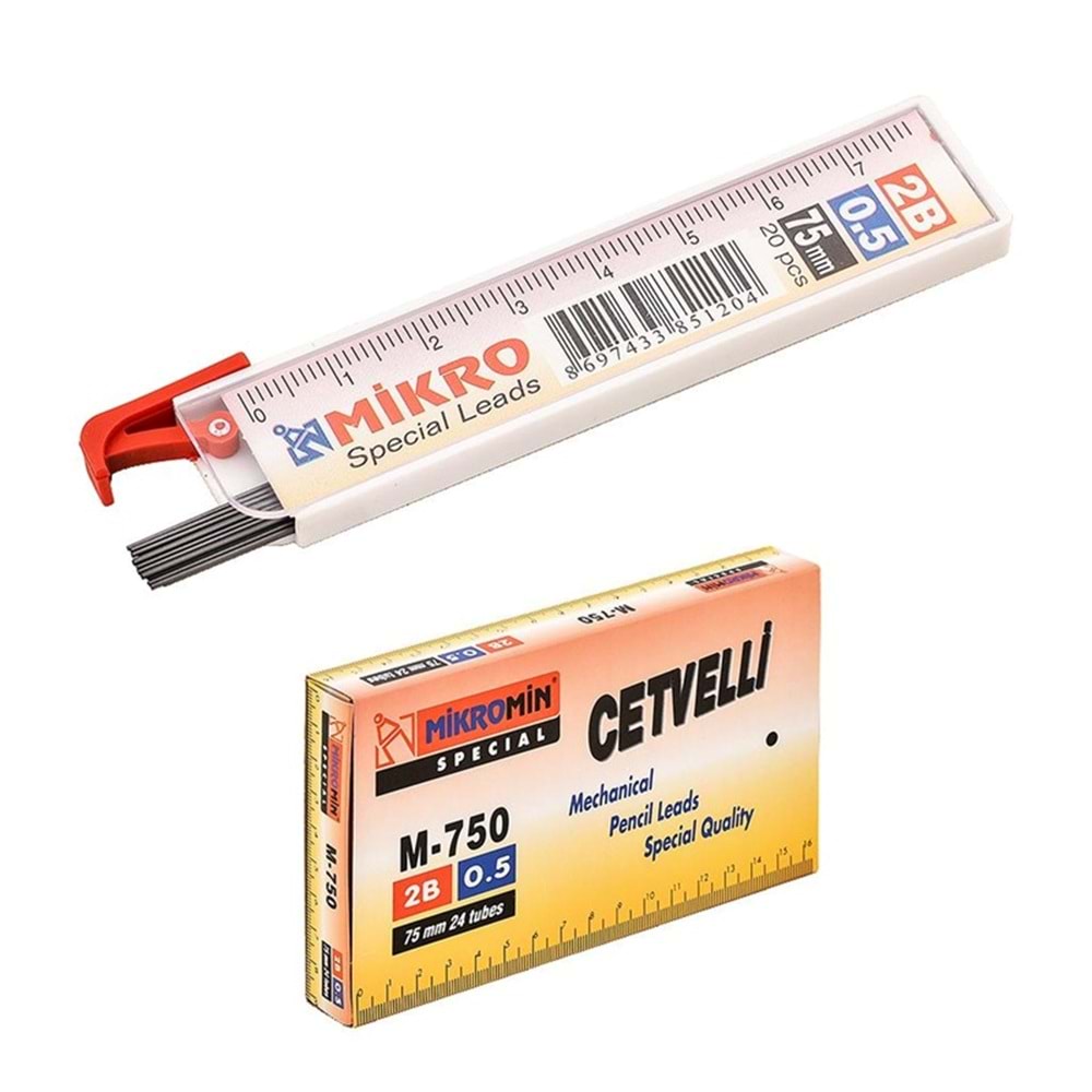 Mikro 75 mm Cetvelli Kalem Ucu 0.5 mm