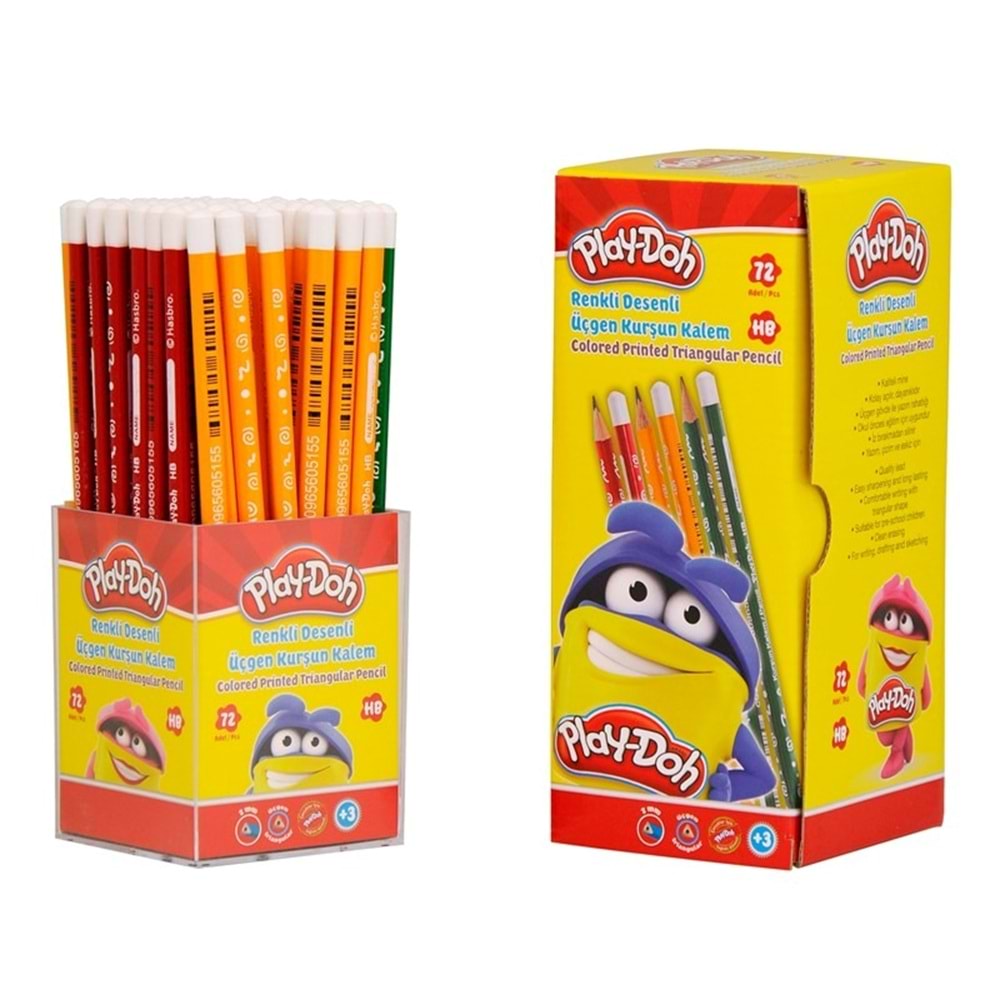 Play-Doh Renkli Üçgen Kurşun Kalem KK006