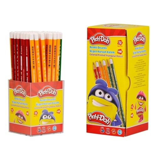 Play-Doh Renkli Üçgen Kurşun Kalem KK006
