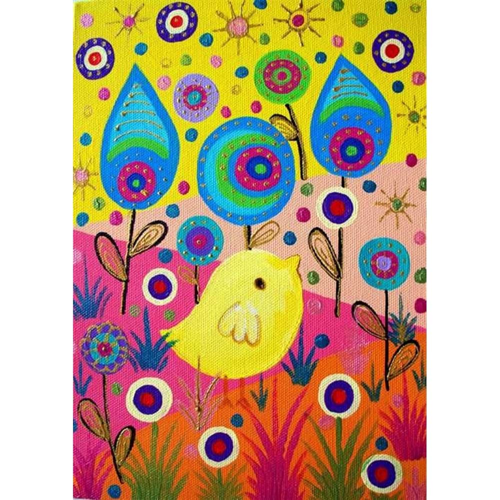 Kumtoys Desenli Tuval Boyama Seti 25x35 cm