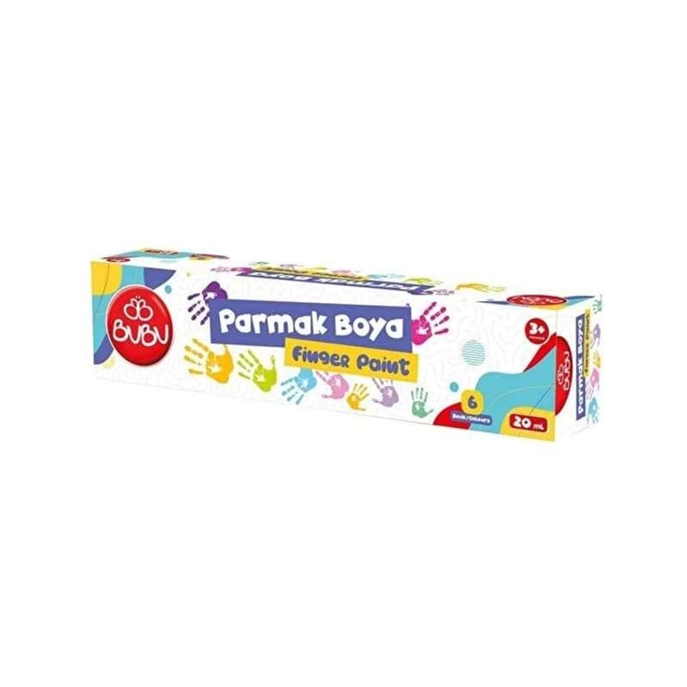 Bu-Bu Parmak Boya Fosforlu Renk 6x20 Ml