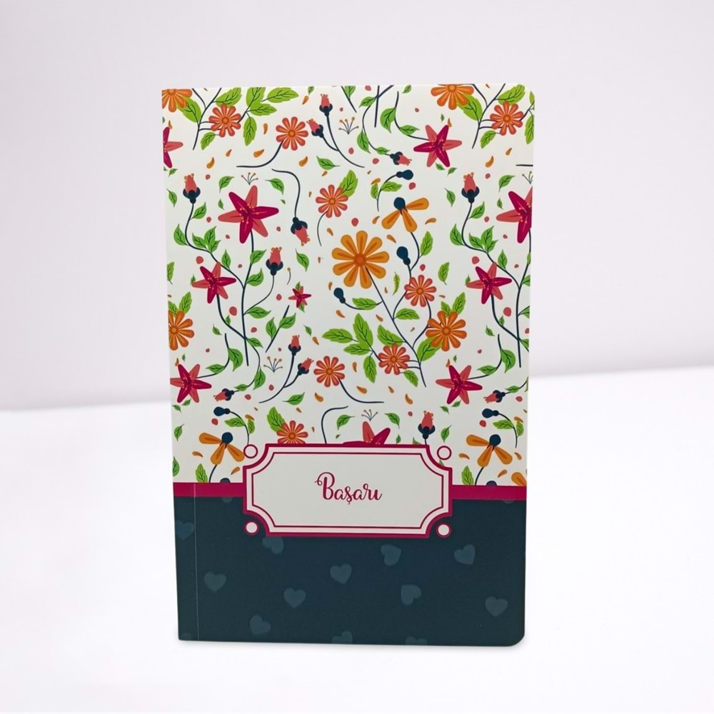 Lilamor Flower Defter 12,5x19,5 cm 112 Syf.