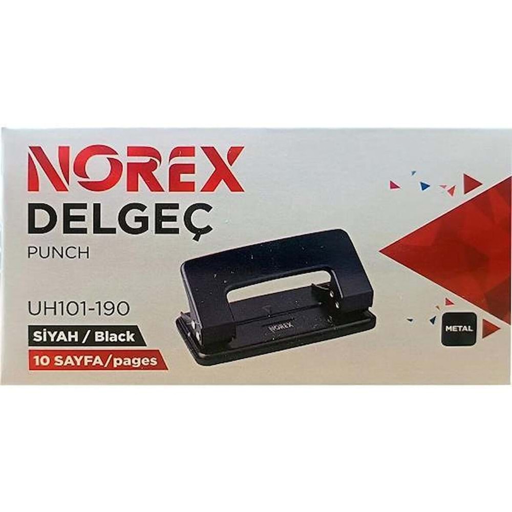 Norex Metal Delgeç 10 Sayfa Siyah