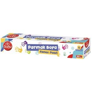 Bu-Bu Parmak Boya Renk 6x20 ml.