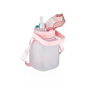 Vagonlife Tritan Su Matarası 1100 ml. Pembe VGN2275-T