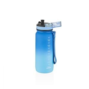 Uzspace Tritan 650 ml Matara Koyu Mavi-Açık Mavi 3037