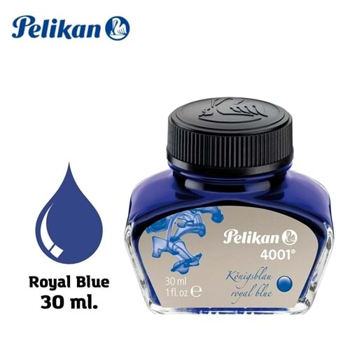 Pelikan 4001 Yazı Mürekkebi Royal Mavi 30 ml