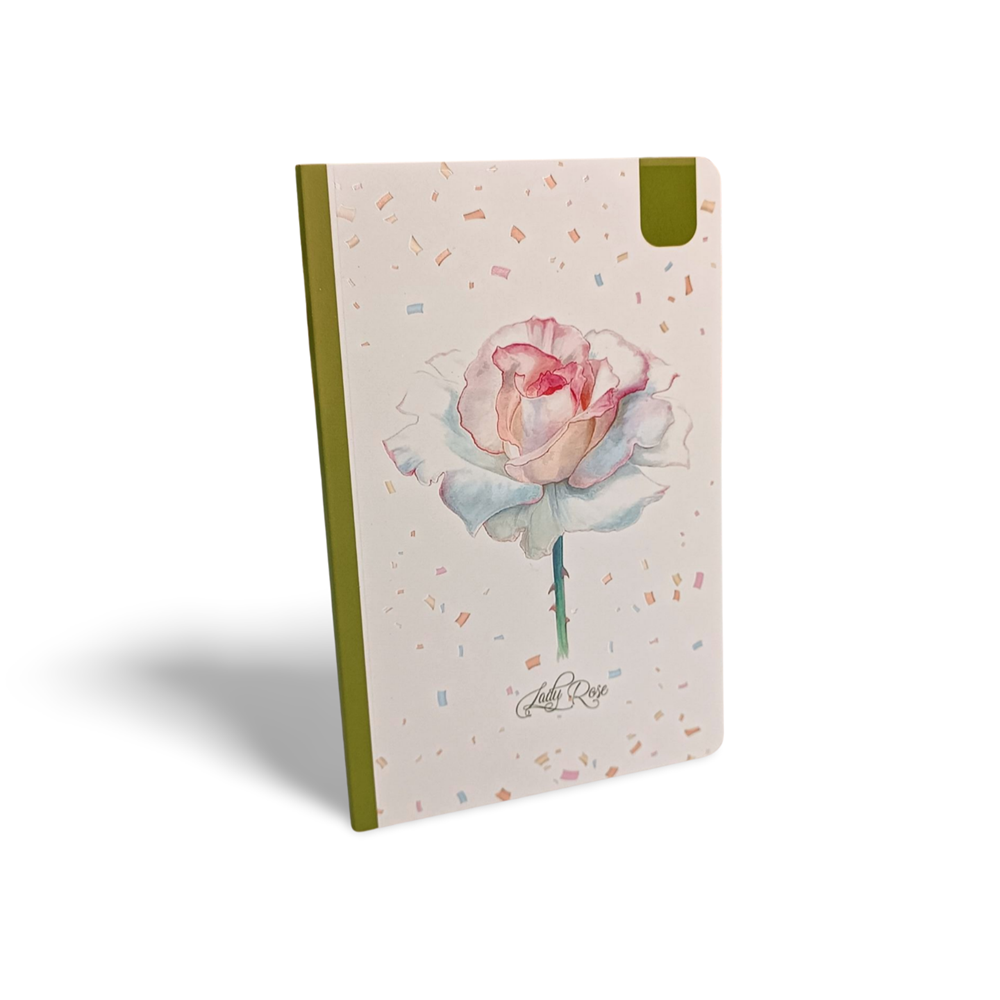 Lilamor Lady Rose Çizgili Defter 12.5X19.5 112 Syf.