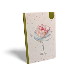 Lilamor Lady Rose Çizgili Defter 12.5X19.5 112 Syf.