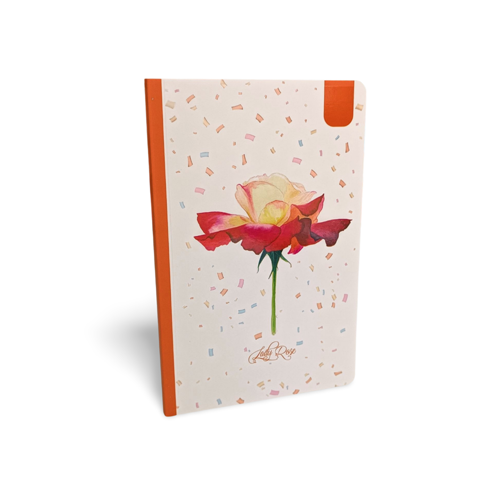 Lilamor Lady Rose Çizgili Defter 12.5X19.5 112 Syf.