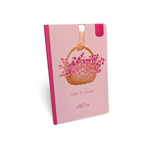 Lilamor Lady Rose Çizgili Defter 12.5X19.5 112 Syf.