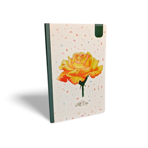 Lilamor Lady Rose Çizgili Defter 12.5X19.5 112 Syf.