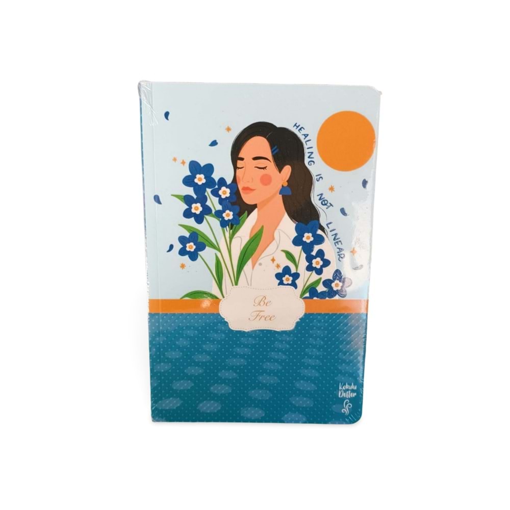 Lilamor Çiçek Bahçesi Serisi Kokulu Çizgili Defter 12.5X19.5 cm 112 Syf.