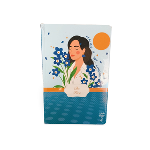 Lilamor Çiçek Bahçesi Serisi Kokulu Çizgili Defter 12.5X19.5 cm 112 Syf.