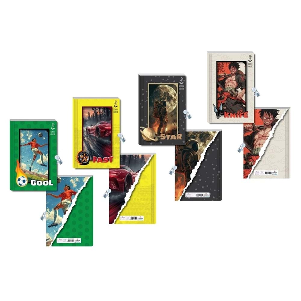 Lilamor Kokulu Kilitli Erkek Günlük 14x20 112 Syf