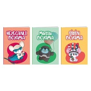 Lilamor Karışık Boyama Kitabı A4 48 Syf.