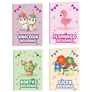 Lilamor Boyama Kitabı A4 16 Syf.