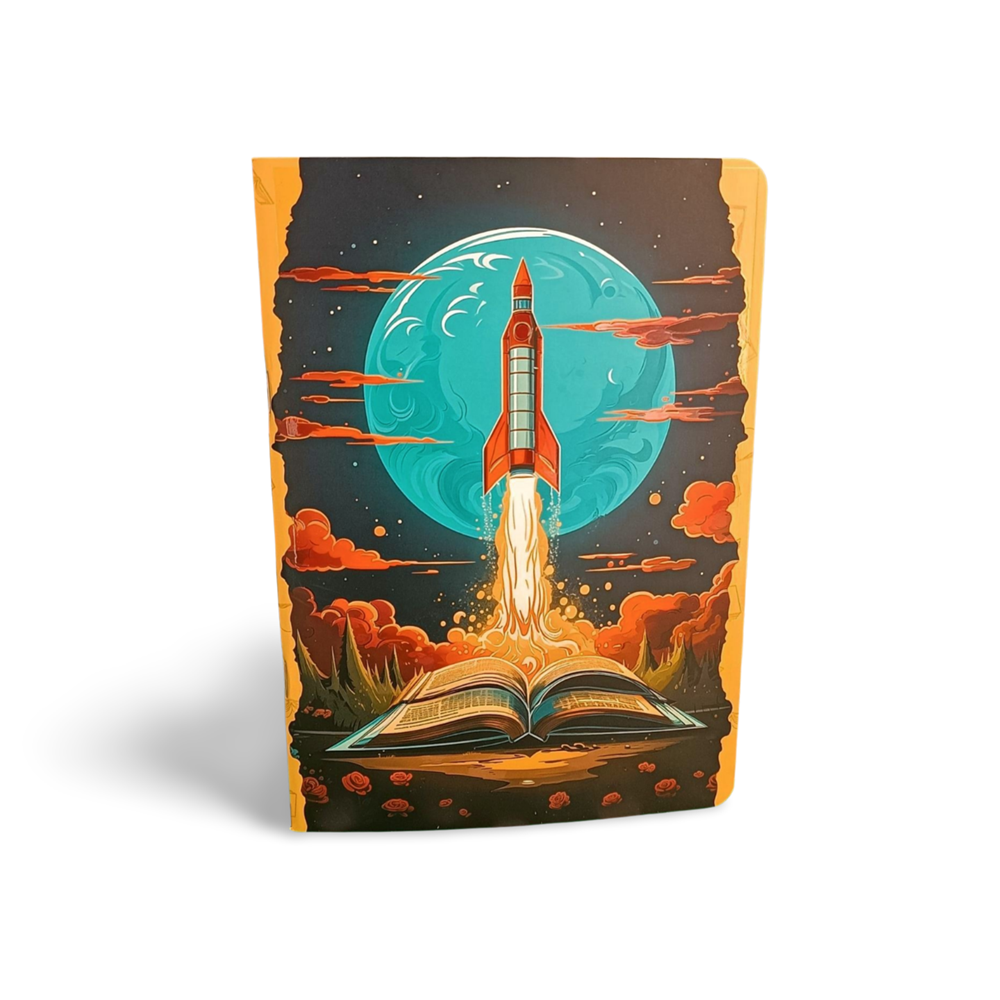 Lilamor Tel Dikiş A5 Çizgili Defter Kitap Sevgisi 80 Syf