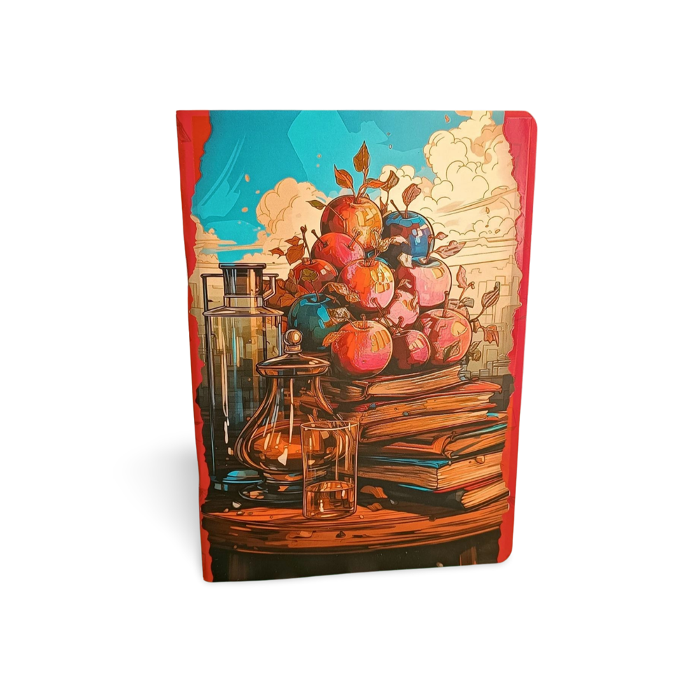 Lilamor Tel Dikiş A5 Çizgili Defter Kitap Sevgisi 80 Syf