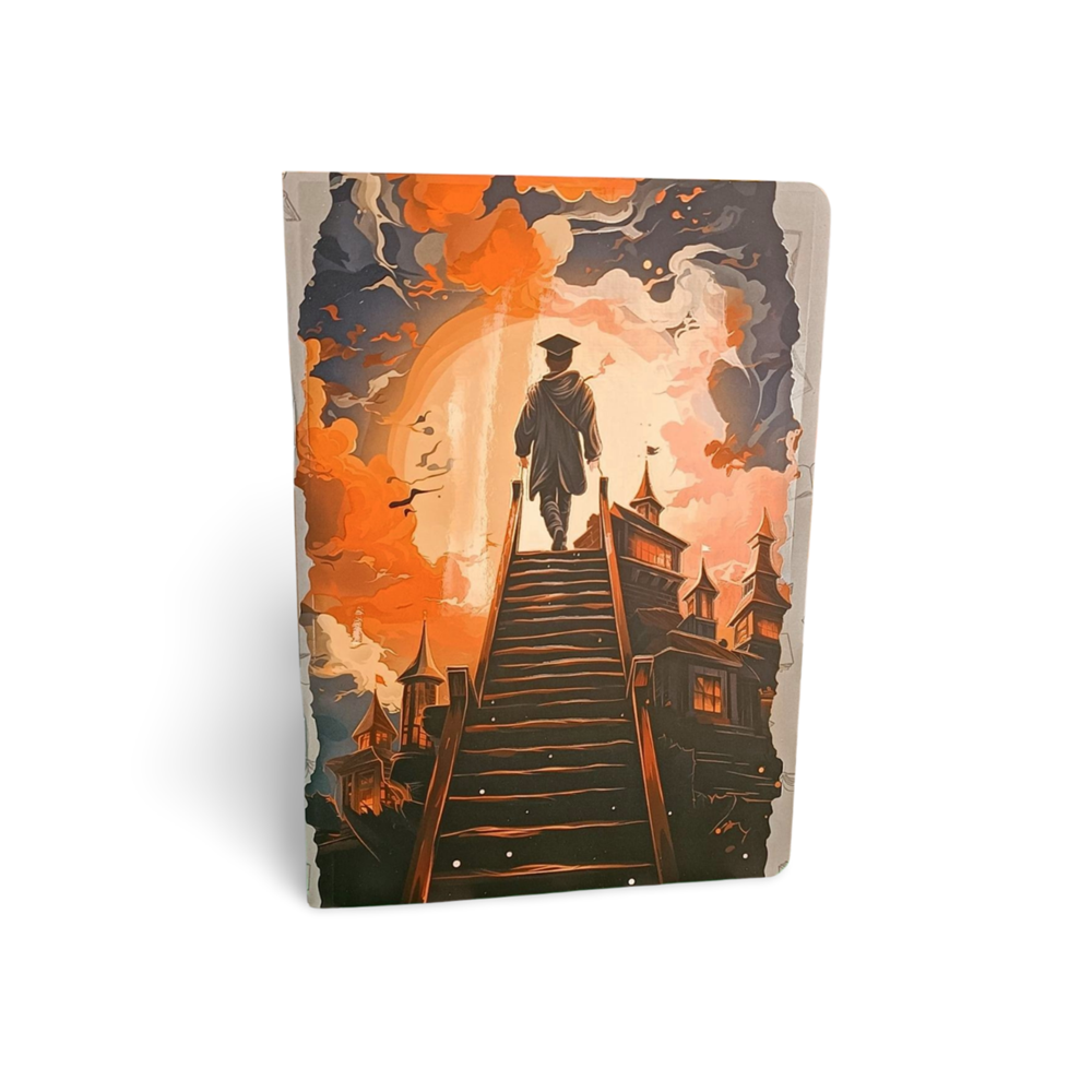 Lilamor Tel Dikiş A5 Çizgili Defter Kitap Sevgisi 80 Syf