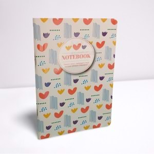 Lilamor Tel Dikiş A5 Çizgili Defter Desen 80 Syf