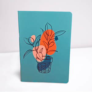 Lilamor Tel Dikiş A5 Çizgili Defter Çiçek 80 Syf