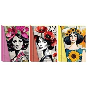 Lilamor News Çizgili Defter 11.5x16 160 Syf.