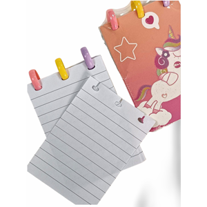 Lilamor Unicorn Spr.Not Defteri Çizgili 7.5x10.5 80 Syf