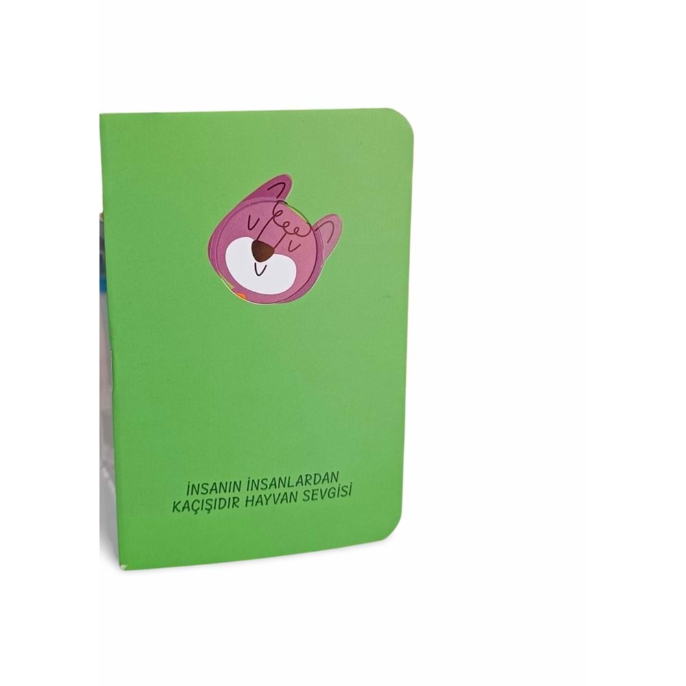 Lilamor Delikli Çizgisiz Not Defteri 9x14 32 Syf