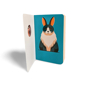 Lilamor Delikli Çizgisiz Not Defteri 9x14 32 Syf