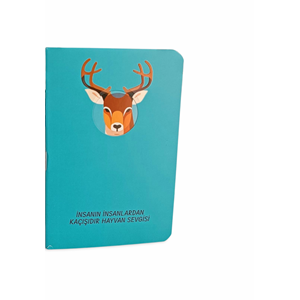 Lilamor Delikli Çizgisiz Not Defteri 9x14 32 Syf