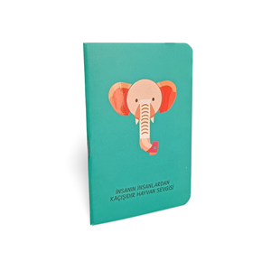 Lilamor Delikli Çizgisiz Not Defteri 9x14 32 Syf