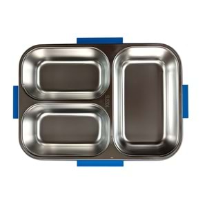 Vest Köpek Balığı Şeffaf Kapaklı Çelik Beslenme Kabı VST-BES0012