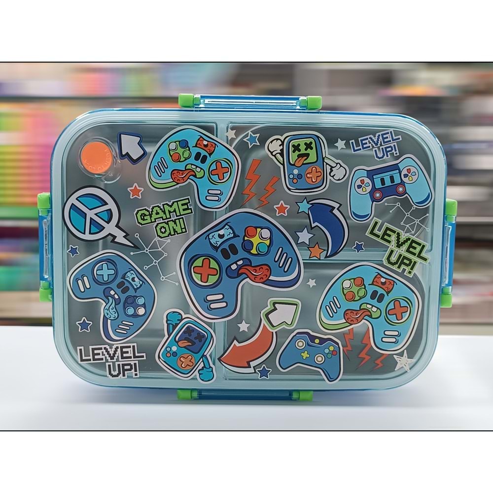 Vest Game Şeffaf Kapaklı Çelik Beslenme Kabı VST-BES0008