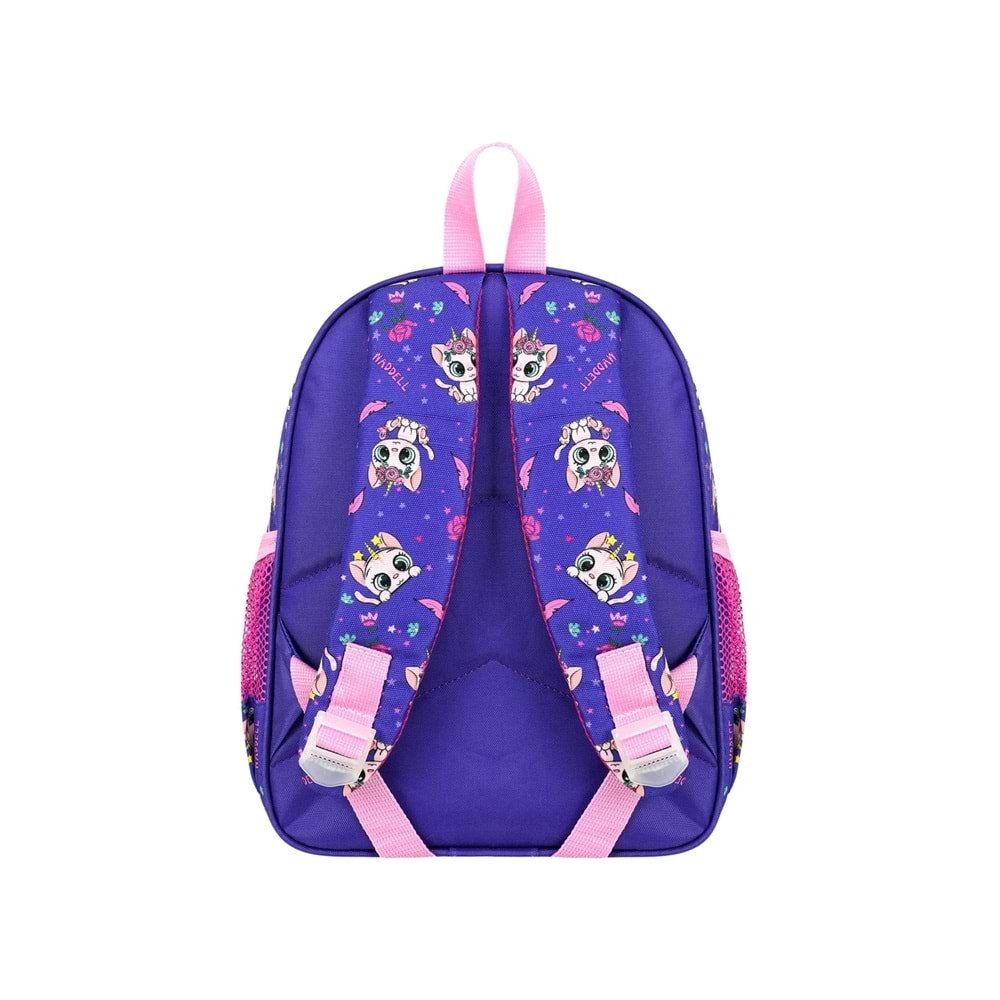 Waddell Mor Kedi Desenli Anaokulu Sırt Çantası 24109