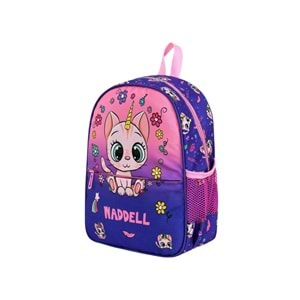 Waddell Mor Kedi Desenli Anaokulu Sırt Çantası 24109
